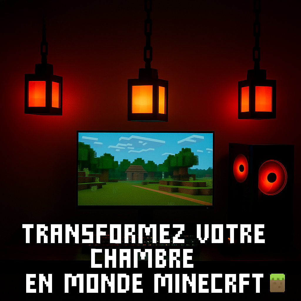 BlockLight™ – Lampe LED Minecraft Rechargeable