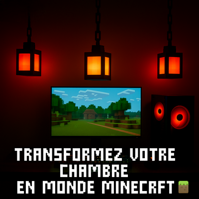 BlockLight™ – Lampe LED Minecraft Rechargeable